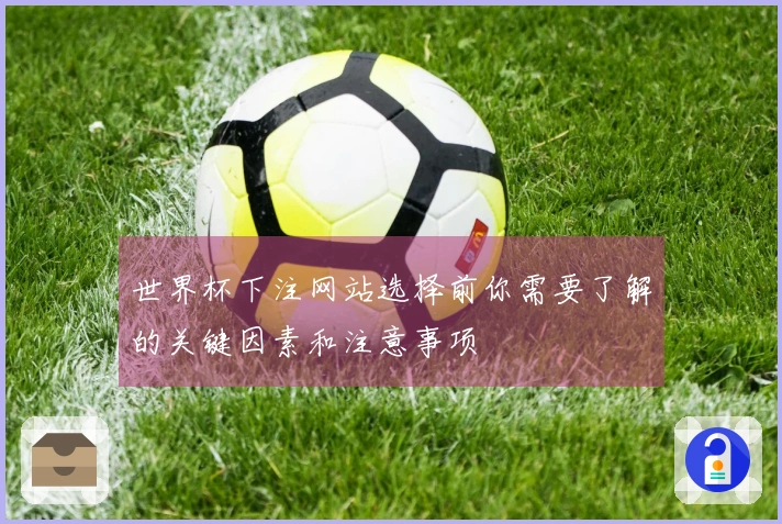 世界杯下注网站选择前你需要了解的关键因素和注意事项