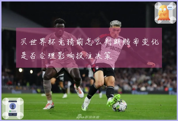 买世界杯竞猜前怎么判断赔率变化是否合理影响投注决策